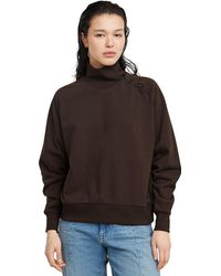 G-Star - G-Star para Mujer Suéter Asymmetric Button Mock - Lyst