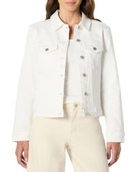 Amazon Essentials - Regular-Fit Trucker-Jacke Denim Mit Geringem Stretchanteil Knopfleiste Vorderseite - Lyst