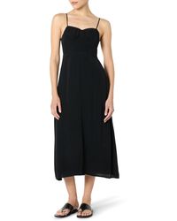 The Drop - Linea Spaghetti Strap Maxi Dress with Front Slit Maxikleid - Lyst