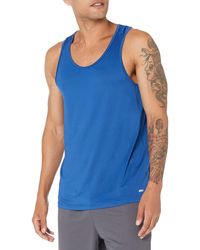 Amazon Essentials Tanktop-T-Shirt Tech-Stretch - Blau
