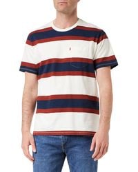 Levi's - Relaxed Fit Pocket Tee Camiseta Hombre Mustang Egret - Lyst