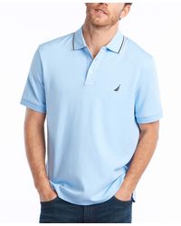 Nautica - S Short Sleeve Solid Deck Shirt - Lyst