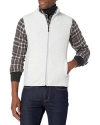 Amazon Essentials - Standard Full-zip Polar Fleece Vest,grey - Lyst