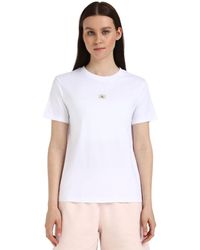 Calvin Klein - Jeans Woven Label Regular Jersey Tee J20j225084 S/s T-shirt - Lyst