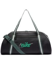 Nike - Club Bag W Nk Gym Club - Retro, Black/vintage Green/stadium Green, Dh6863-013, Misc, Zwart/vintage Groen/stadium - Lyst