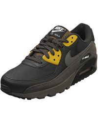 Nike - Air Max 90 Mens Fashion Trainers In Black Bronze - 8 Uk - Lyst
