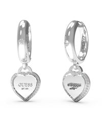 Guess - Ohrringe mit Herzen - Lyst