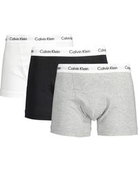 Calvin Klein - Lot de 3 boxers en coton – Tissu extensible – Taille basse – Pour homme - - Large - Lyst