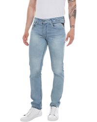 Replay - Jeans Grover Straight-Fit mit Comfort Stretch - Lyst