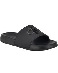 Calvin Klein - Wiston Pool Slip-on Flat Slides - Lyst