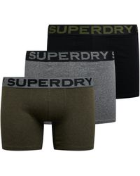Superdry - Calecons et Slips Boxer Triple Pack 2ho krst Black MGA Grit/wnter khki Grit/Blck XXL - Lyst