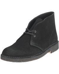 Clarks - Desert Boot (Dark Suede) Lace-Up Boots - Lyst
