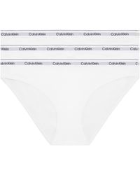 Calvin Klein - Bikini Shape Briefs Stretch Cotton Pack Of 3 - Lyst