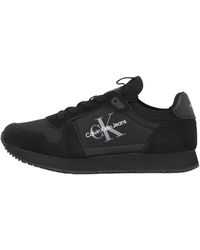 Calvin Klein - Runner Sneaker Sock Laceup Low Top - Lyst