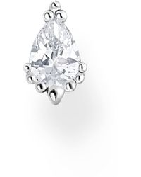Thomas Sabo - Clou d'oreille unique cristal de glace silver Argent Sterling 925 H2259-051-14 - Lyst