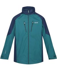 Regatta - Calderdale Iv Waterproof Mesh-lined Shell Jacket With Concealed Hood And Zipped Pockets - Lyst