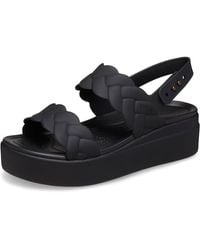 Crocs™ - Donna Brooklyn Woven Upper LW Sandalo - Lyst