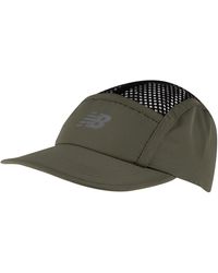 New Balance - , , 5 Panel Stash Hat, Mesh Back Athletic Caps, One Size Fits Most, Dark Olivine - Lyst