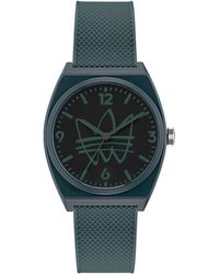 adidas - Project Two Plastic/resin Fashion Analogue Quartz Watch - Aost22566 - Lyst