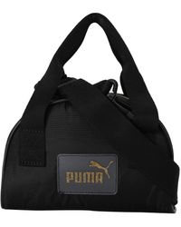 PUMA - Core Pop Mini Grip Bag Black - Lyst