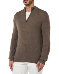 Hackett - Hackett Merino Half Zip Sweater L - Lyst