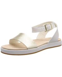 Clarks Botanic Ivy, Sandalia con Pulsera para Mujer - Neutro