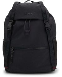 HUGO - Rucksack Freizeitrucksack mit Laptopfach Marsel Backpack Black schwarz - Lyst
