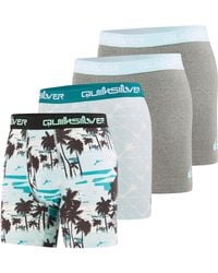 Quiksilver - S Underwear 4 Pack Boxers For Performance S Boxer Briefs - Lyst