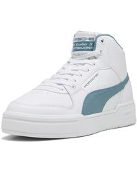 PUMA - Mens Pl Ca Pro Mid Lace Up Sneakers Shoes Casual - White, White, 10.5 - Lyst