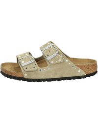 Birkenstock - Adult Master-Artikel Arizona Rivet Border[Slipper] sonstige Gr. 40 - Lyst