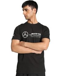 PUMA - Standard Mercedes-amg Petronas Essentials Logo Tee - Lyst