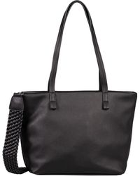 Gabor - Bags Veri Shopper Umhängetasche Reißverschluss Groß Schwarz - Lyst