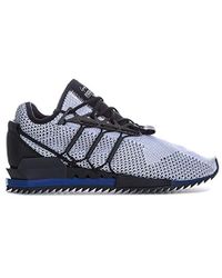 adidas S Y-3 Harigane Trainers In White, Blue, Black