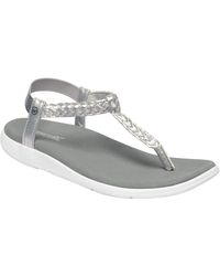 Regatta - Lady S.luna S Sandals Silver/white 3 - Lyst