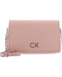 Calvin Klein - Borsa Donna Re-Lock Shoulder Bag Flap Piccola - Lyst