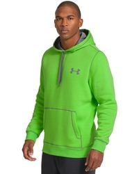 Under Armour - S Rival Fitted Oth Hoodie Marine Od Green L - Lyst