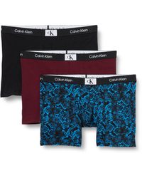Calvin Klein - Bokserki 3 Szt Krótkie Bokserki Mężczyźni,idr Sn_brilliant Blu - Lyst
