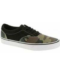 Vans - S Doheny Mixed Camo Black White Trainers Shoes Canvas Skate Skool Uk 7.5 - Lyst