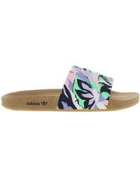 adidas - Originals Adilette Cork Slides - Lyst
