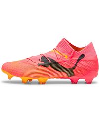 PUMA - S Future 7 Ultimate Firm Ground Football Boots Orange/black 10 - Lyst