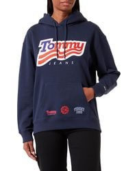 Tommy Hilfiger - Tommy Jeans Tjw Relaxed Tommy Hoodie Hooded Sweatshirt - Lyst