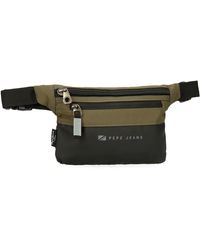 Pepe Jeans - Jarvis Waist Bag Flat Green 25x15x2.5cm Faux Leather And Polyester L By Joumma Bags - Lyst