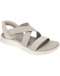 Skechers - Go Walk Flex Glimmer Up Handsfree Slip-ins Sandalen Voor - Lyst