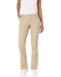 Dickies - Flat Front Stretch Twill Pant Slim Fit Bootcut - Lyst