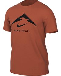 Nike - Short Sleeve T-shirt M Nk Df Tee Trail Logo - Lyst