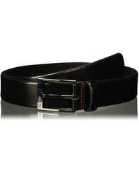 HUGO - Hugo Garney Smooth Leather Belt - Lyst
