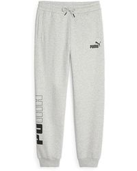PUMA - Pantalon de survêtement Power Colorblock FL B tricoté - Lyst