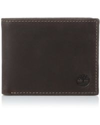 Timberland - Leather Wallet With Attached Flip Pocket Travel Accessory-bi-fold - Lyst