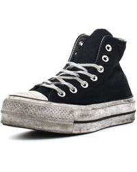 all star lift smoked canvas high top