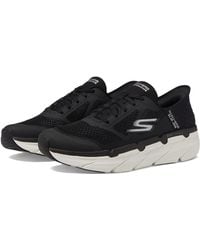 Skechers Max Cushioning Slip ins athletic Workout Running Wandelschoenen Met Memory Foam Sneaker in het Wit voor heren Lyst NL